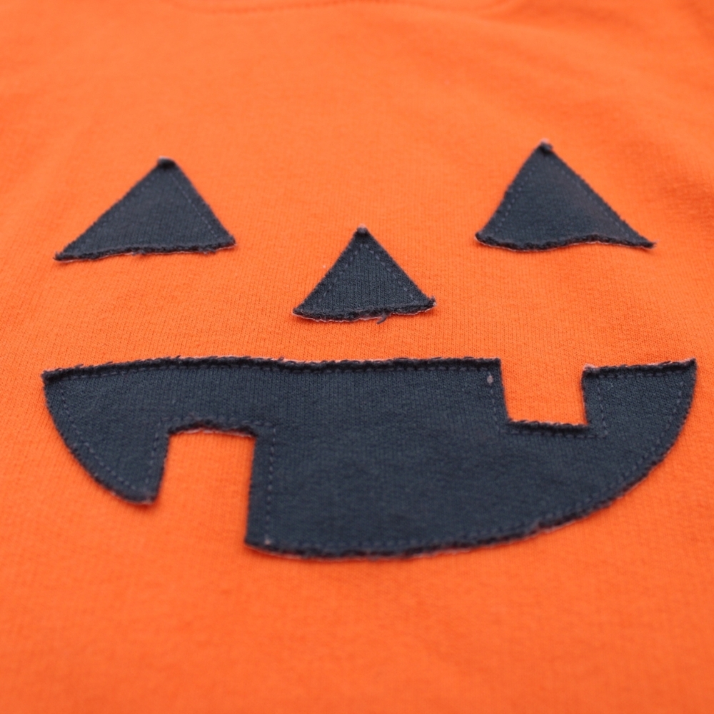 Cat & Jack Pumpkin Hooded Jumpsuit – 18M - Picture 3 of 6
